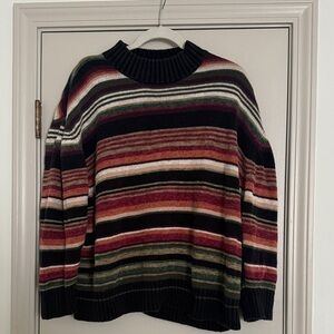 Casual Corner Multicolor Striped Sweater